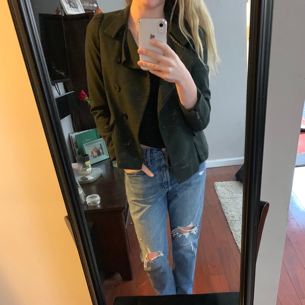 forest green jacket